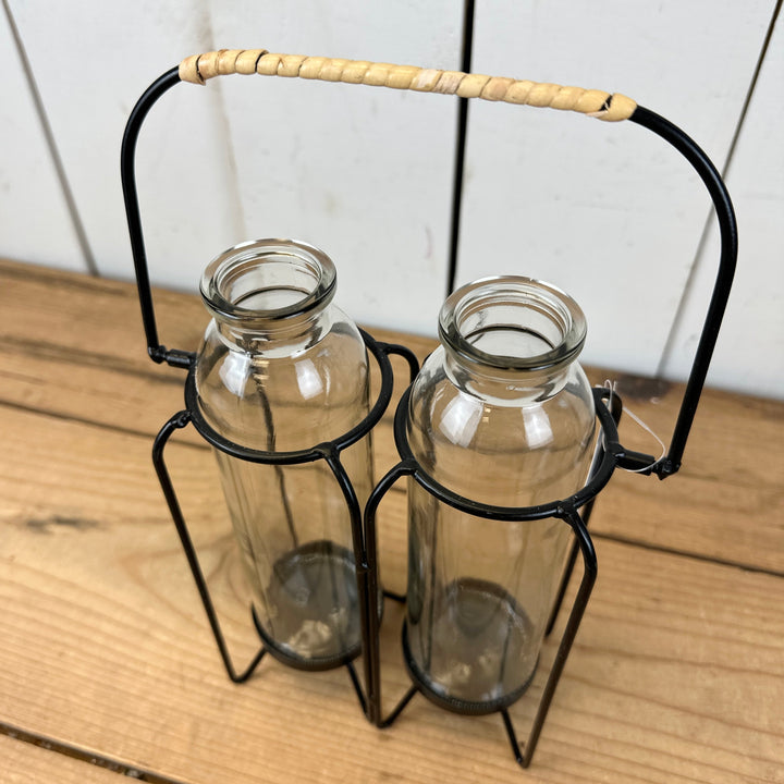 Black Test Tubes with Handle - Two Styles