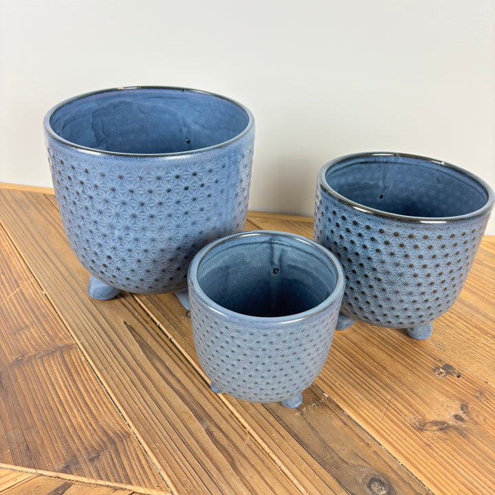 Blue Footed Pot - 3 Sizes