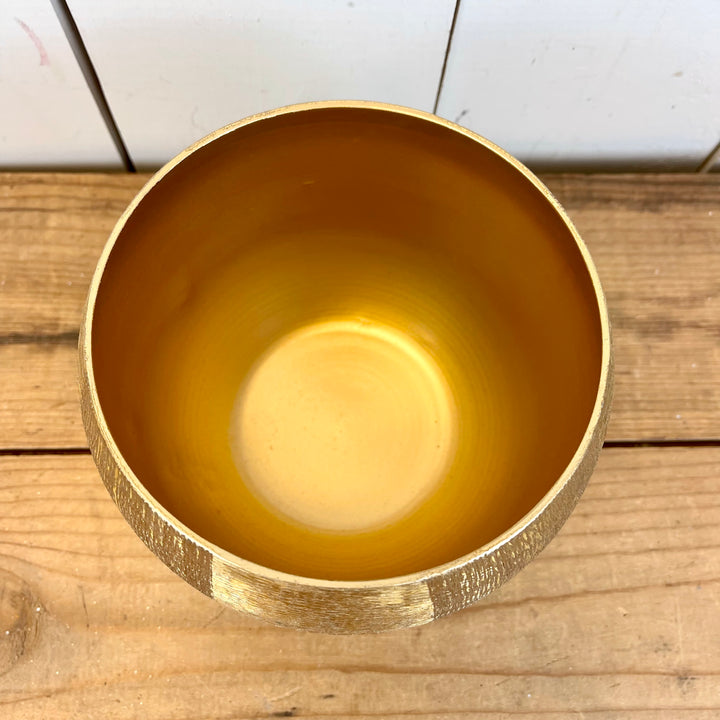 Brushed Gold Containers