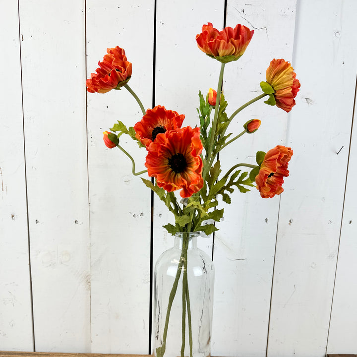 Real Feel Tall Poppy Stems