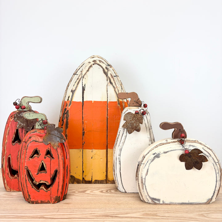Autumn Carved Reclaimed Wood Artisan Collection