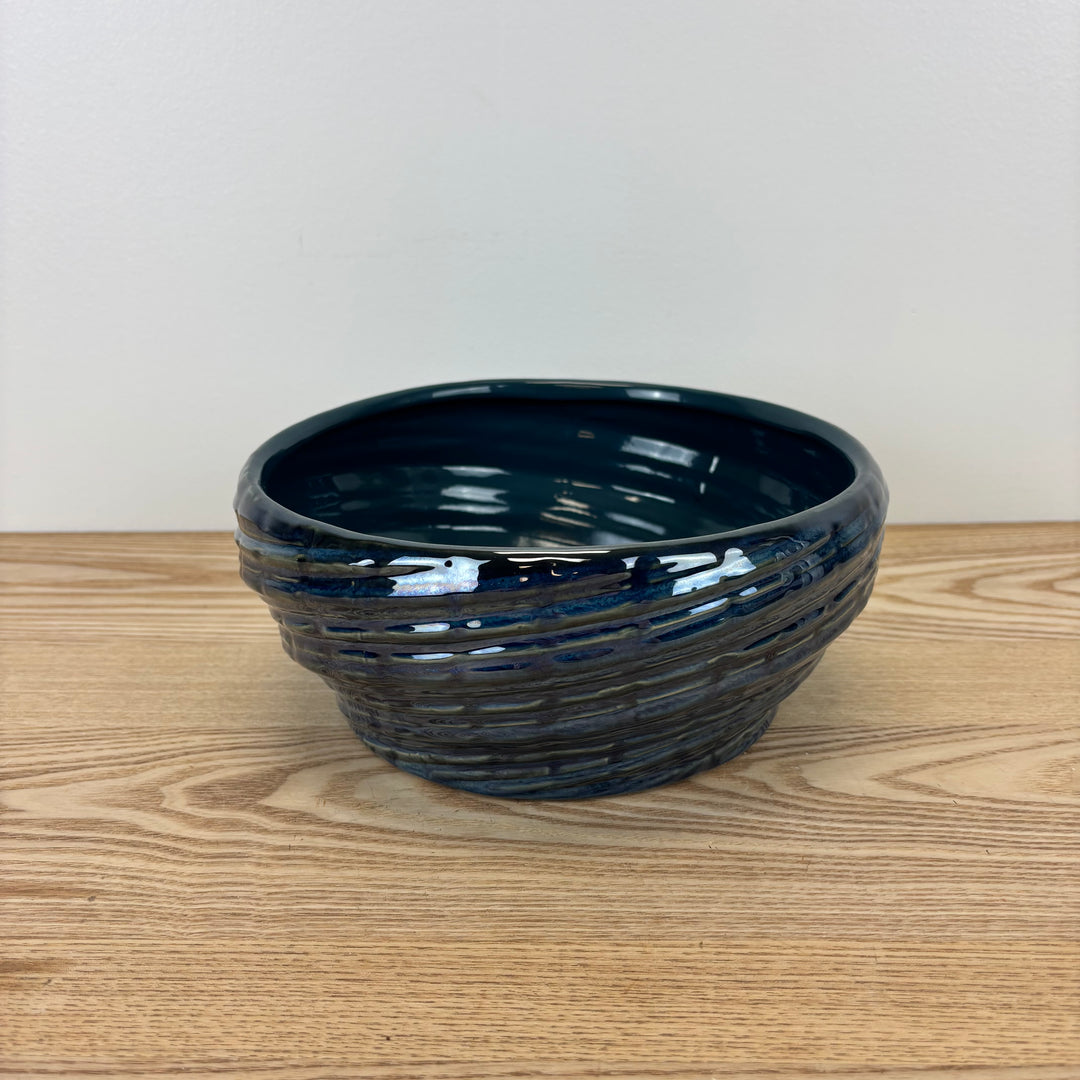 Blue Swirl Bowl