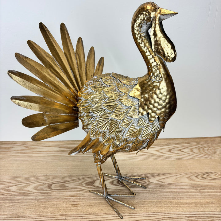 Metal Turkey Sculpture