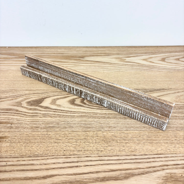 12" Wooden Ledgie for Letter Board Letters