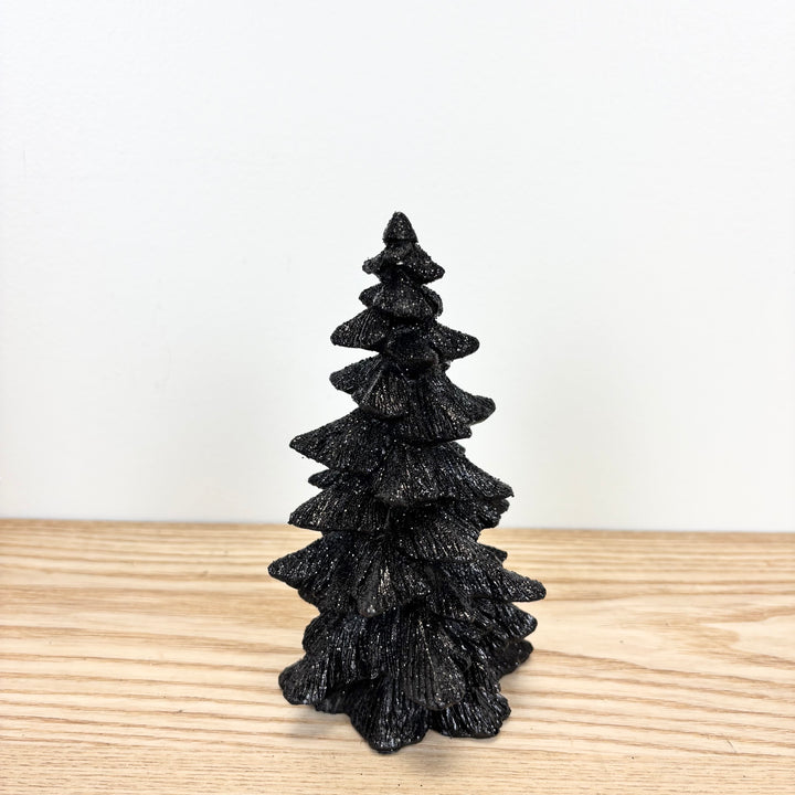 Black Glitter Trees