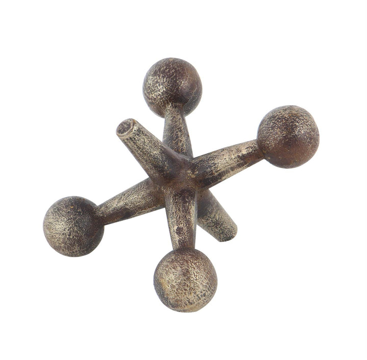 Weathered Metal Jacks - Set of 3
