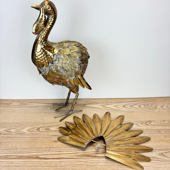 Metal Turkey Sculpture