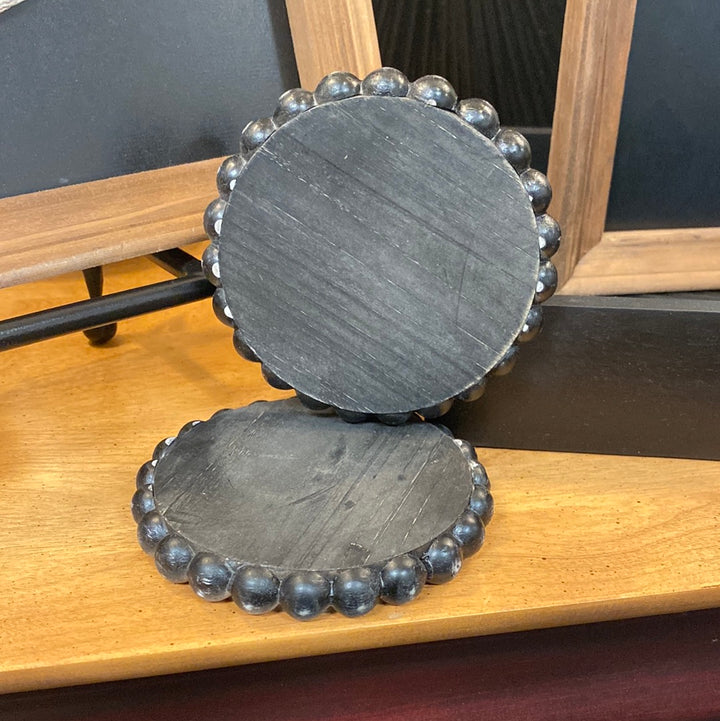 Black Bead Coaster