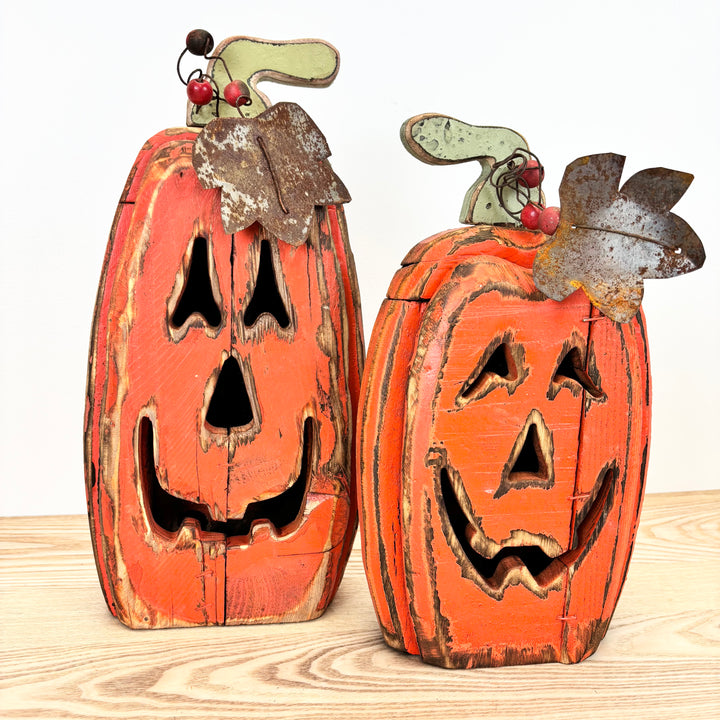 Autumn Carved Reclaimed Wood Artisan Collection