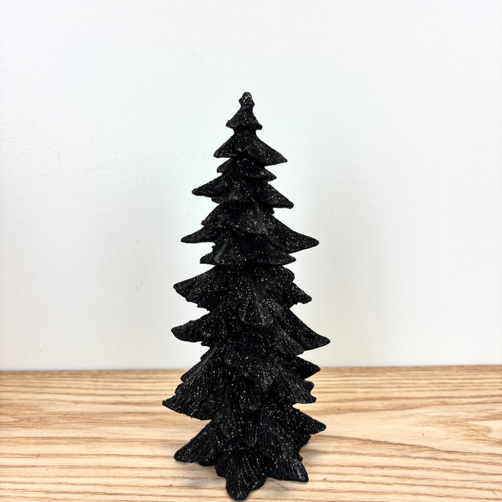 Black Glitter Trees