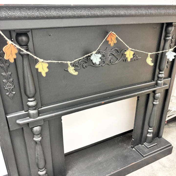 Autumn Leaves Wood Shape Garland