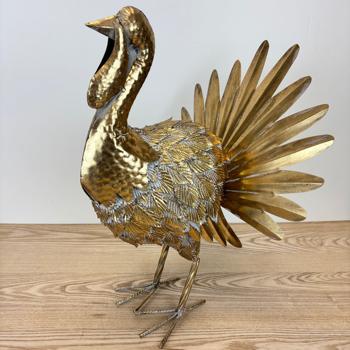 Metal Turkey Sculpture