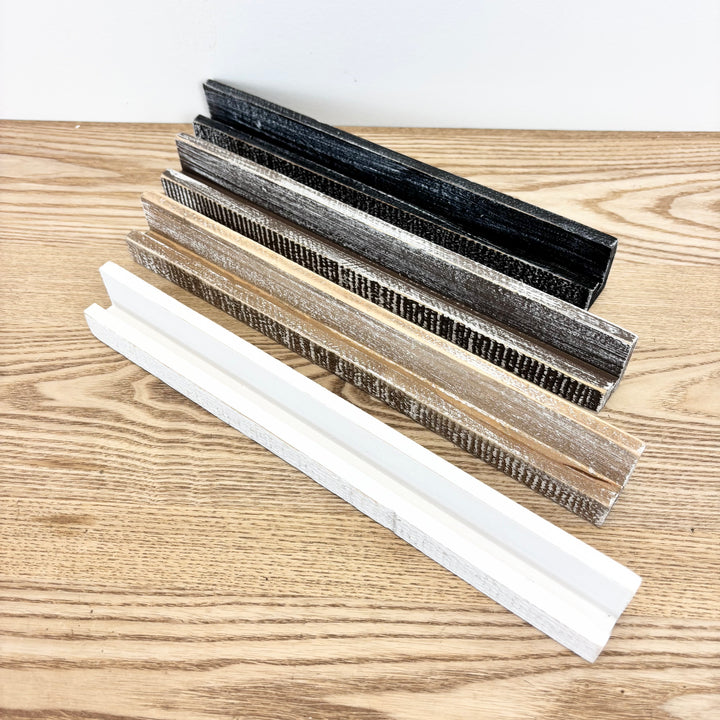 12" Wooden Ledgie for Letter Board Letters