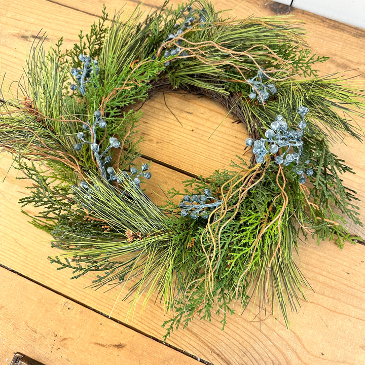 6.5" Juniper Candle Ring