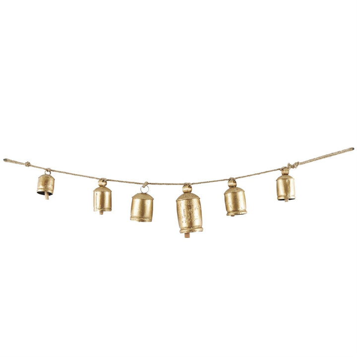 6' Gold Bell Garland