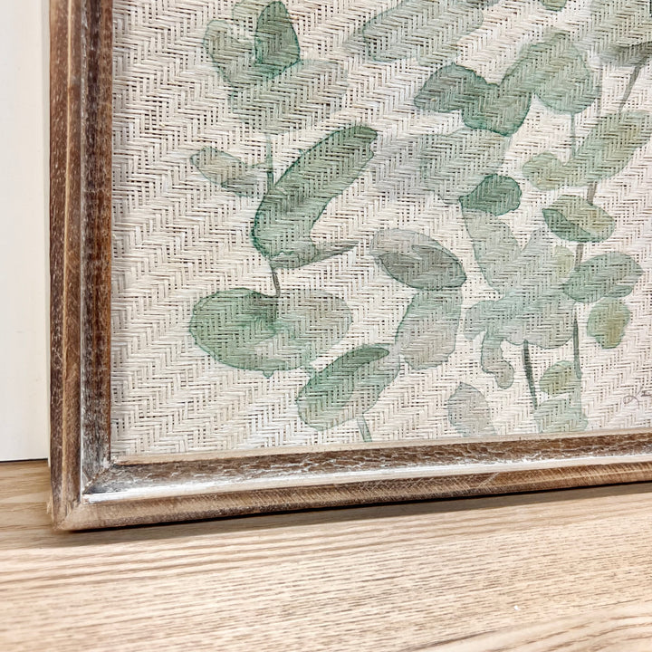 Textured Eucalyptus Wall Art
