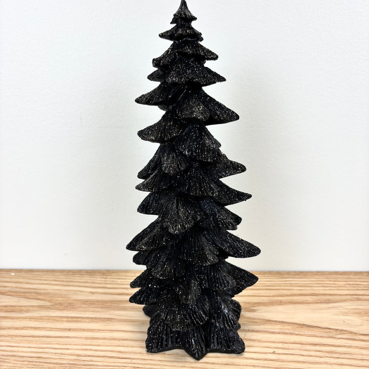 Black Glitter Trees