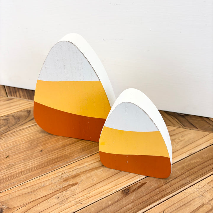 Candy Corn Reversible Wood Cut Out