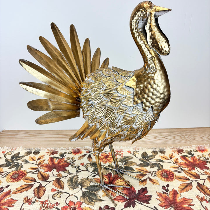 Metal Turkey Sculpture