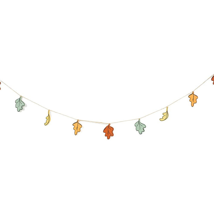 Autumn Leaves Wood Shape Garland