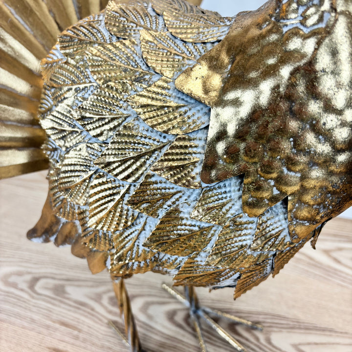 Metal Turkey Sculpture