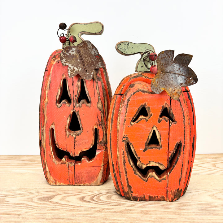 Autumn Carved Reclaimed Wood Artisan Collection