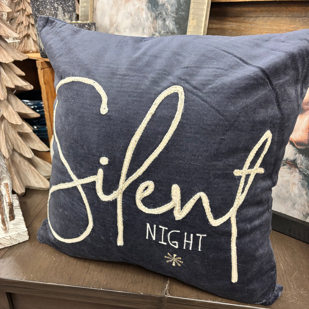 Silent Night Pillow