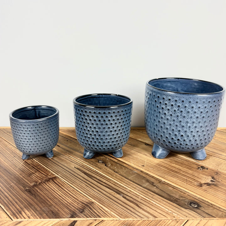 Blue Footed Pot - 3 Sizes