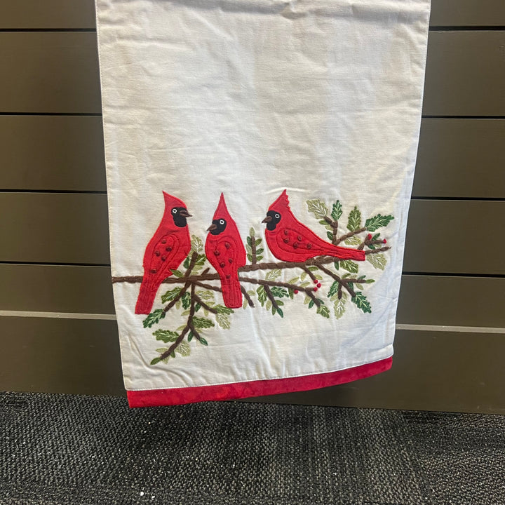 Cardinal Holiday Table Runner