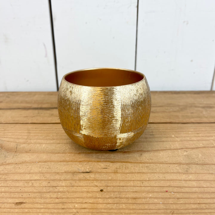 Brushed Gold Containers