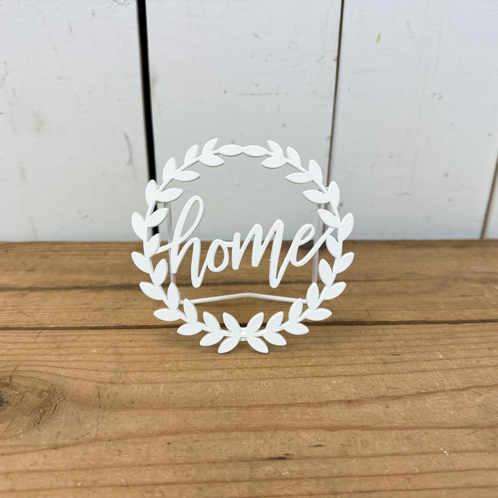 Small White Metal Signs