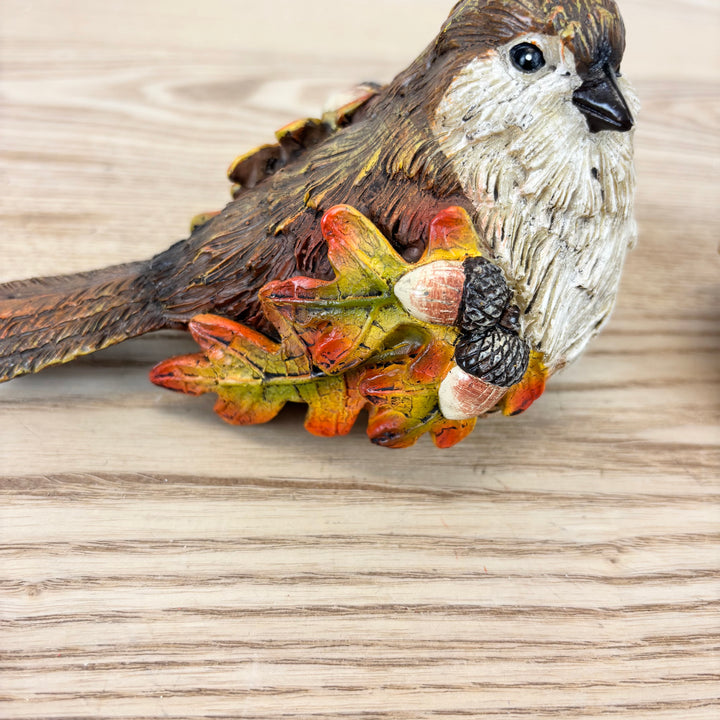 Autumn Oak Leaf Birds - Set of 2