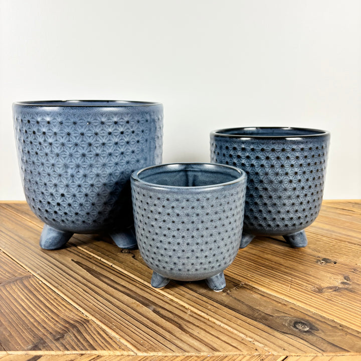 Blue Footed Pot - 3 Sizes