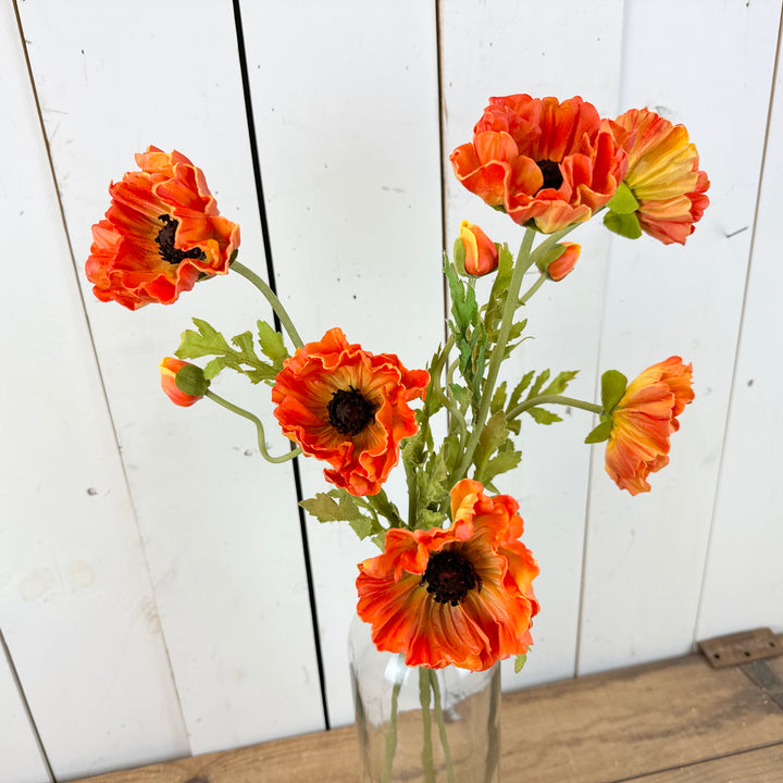 Real Feel Tall Poppy Stems