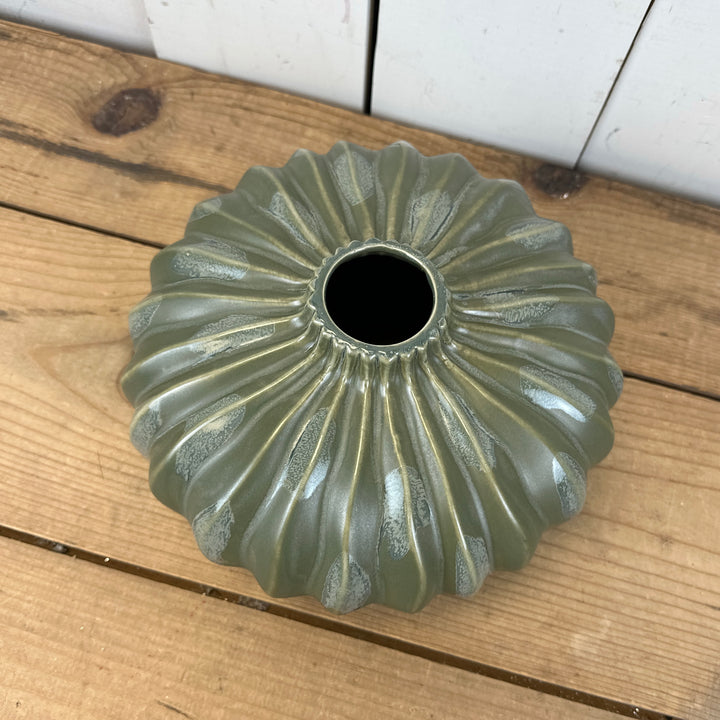 Green Circle Vase