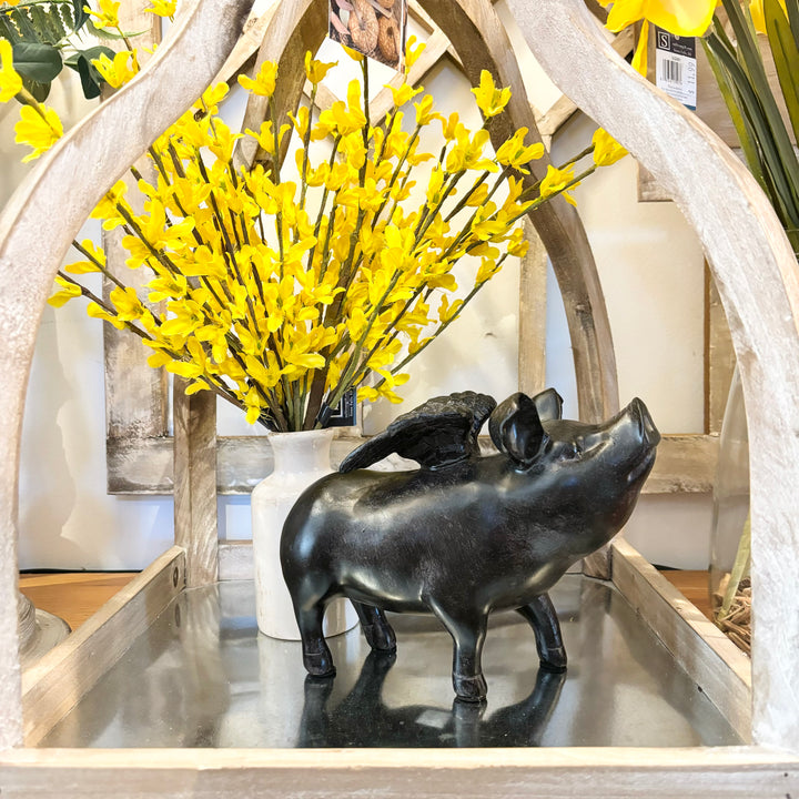 Flying Pig Figurine