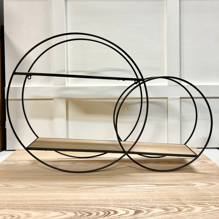 Double Circle Wall Shelf
