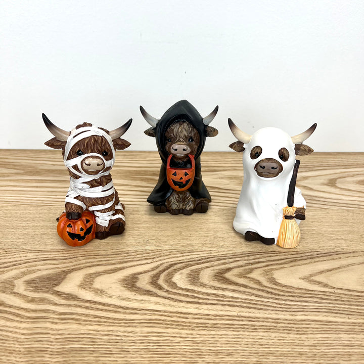 Halloween Highland Cows, three styles available