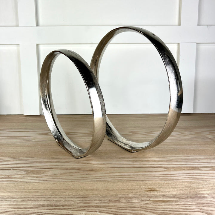 Silver Ring Sculpture Set