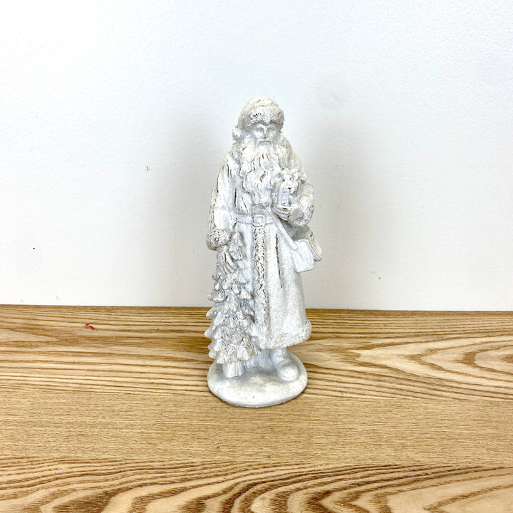 9" Tall Resin Santa