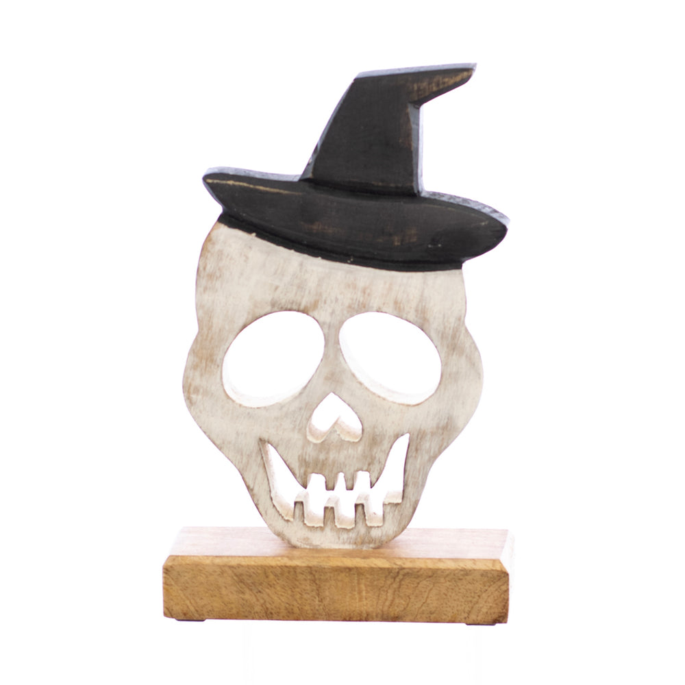 Carved Skull with Hat