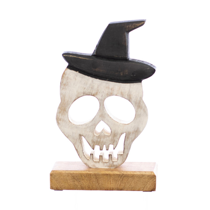 Carved Skull with Hat