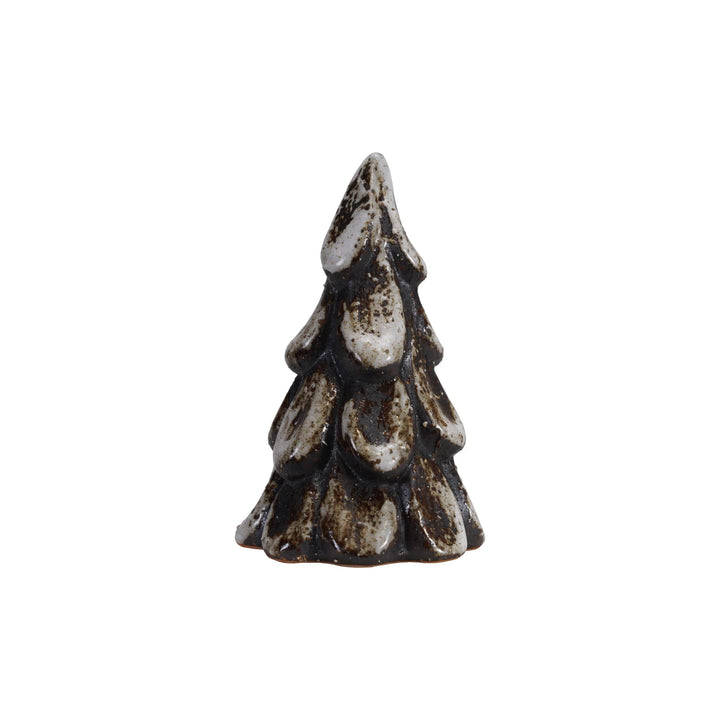 Brown Stoneware Tree with Reactive Glaze - 2 Sizes