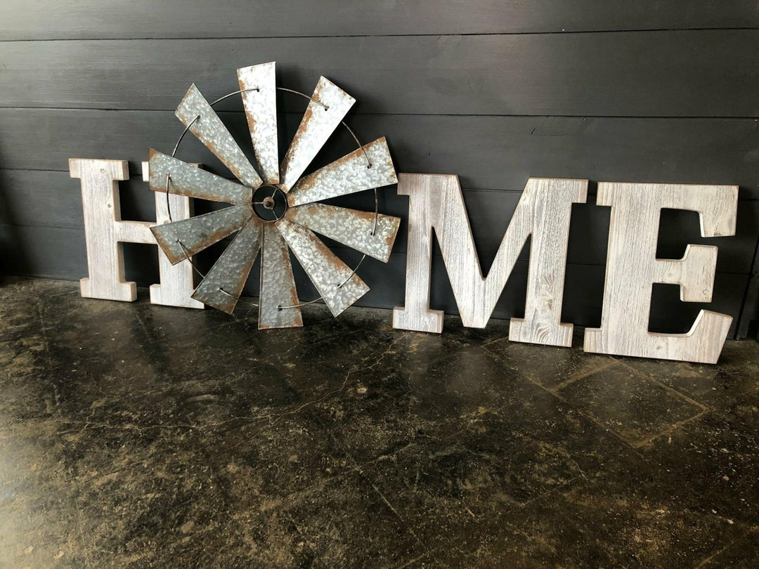 Home Letters W/ Windmill