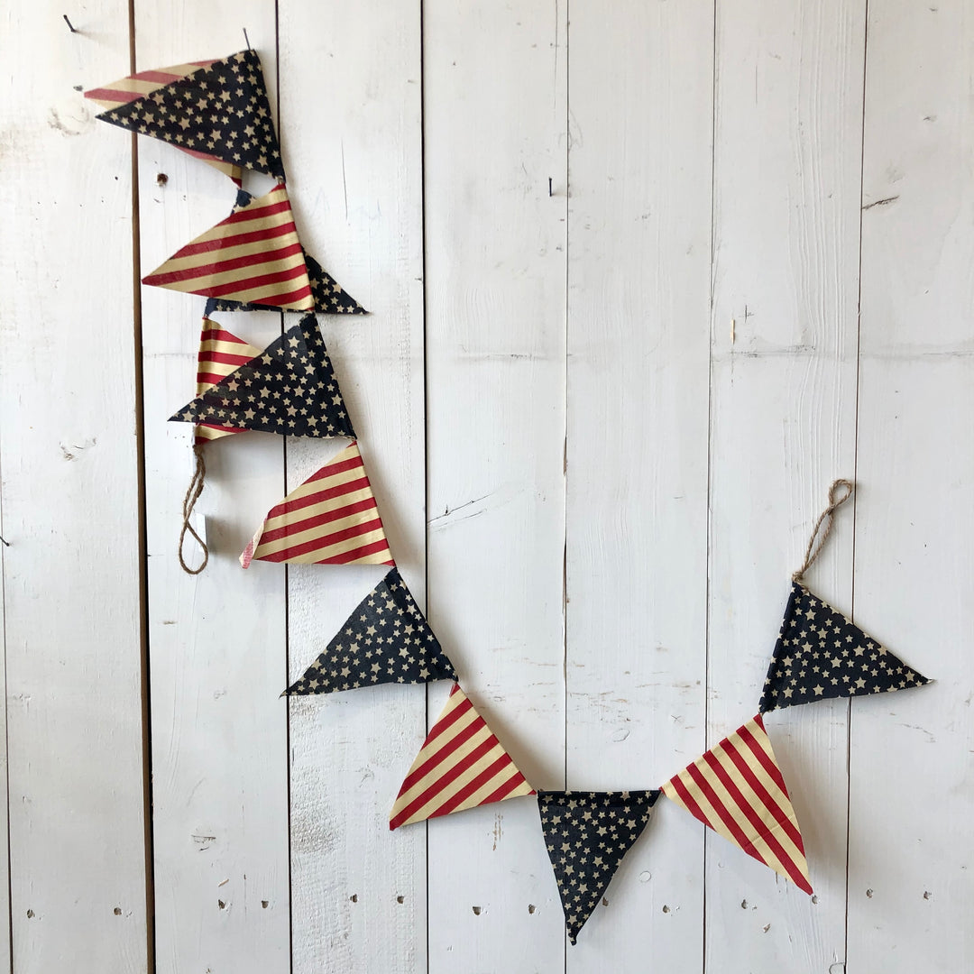 American Flag Garland