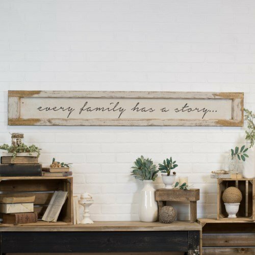 "Every Family Has a Story..." Wall Art