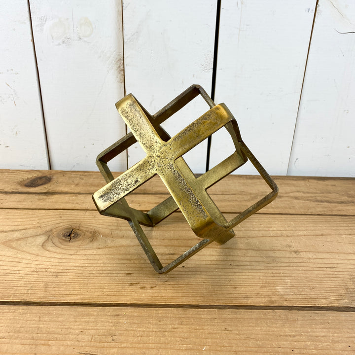 Brass Iron Cube