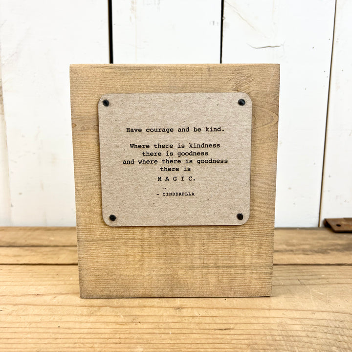 Artisan Inspirational Wood Blocks