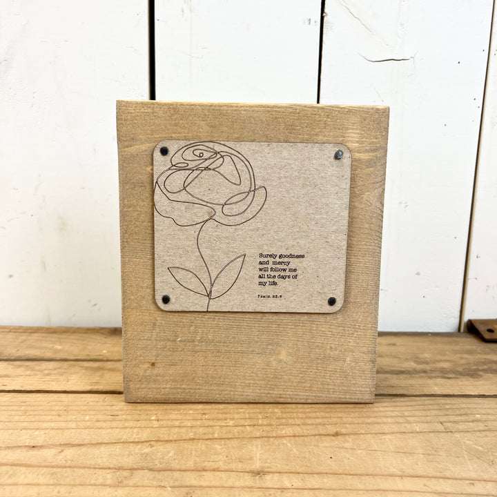 Artisan Inspirational Wood Blocks