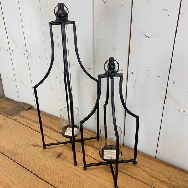 Black Industrial Lanterns